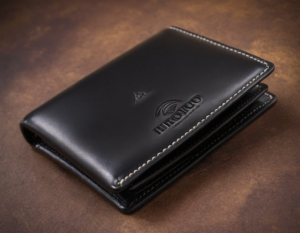 Black Leather Wallet for Men